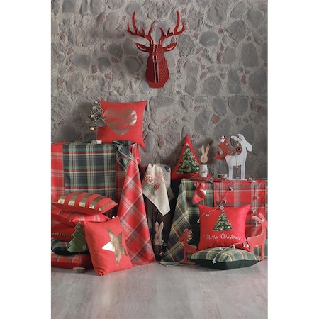 Homeroots 18 x 18 in. Happy Square Waves Printed Decorative Throw Pillow Cover 355515